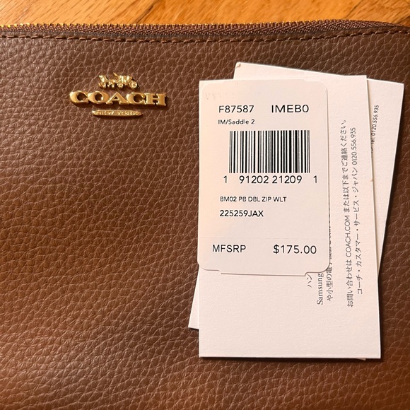 NWT Coach Double Pocket Wristlet - Picture 2 of 4